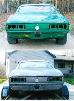 before & after -rear